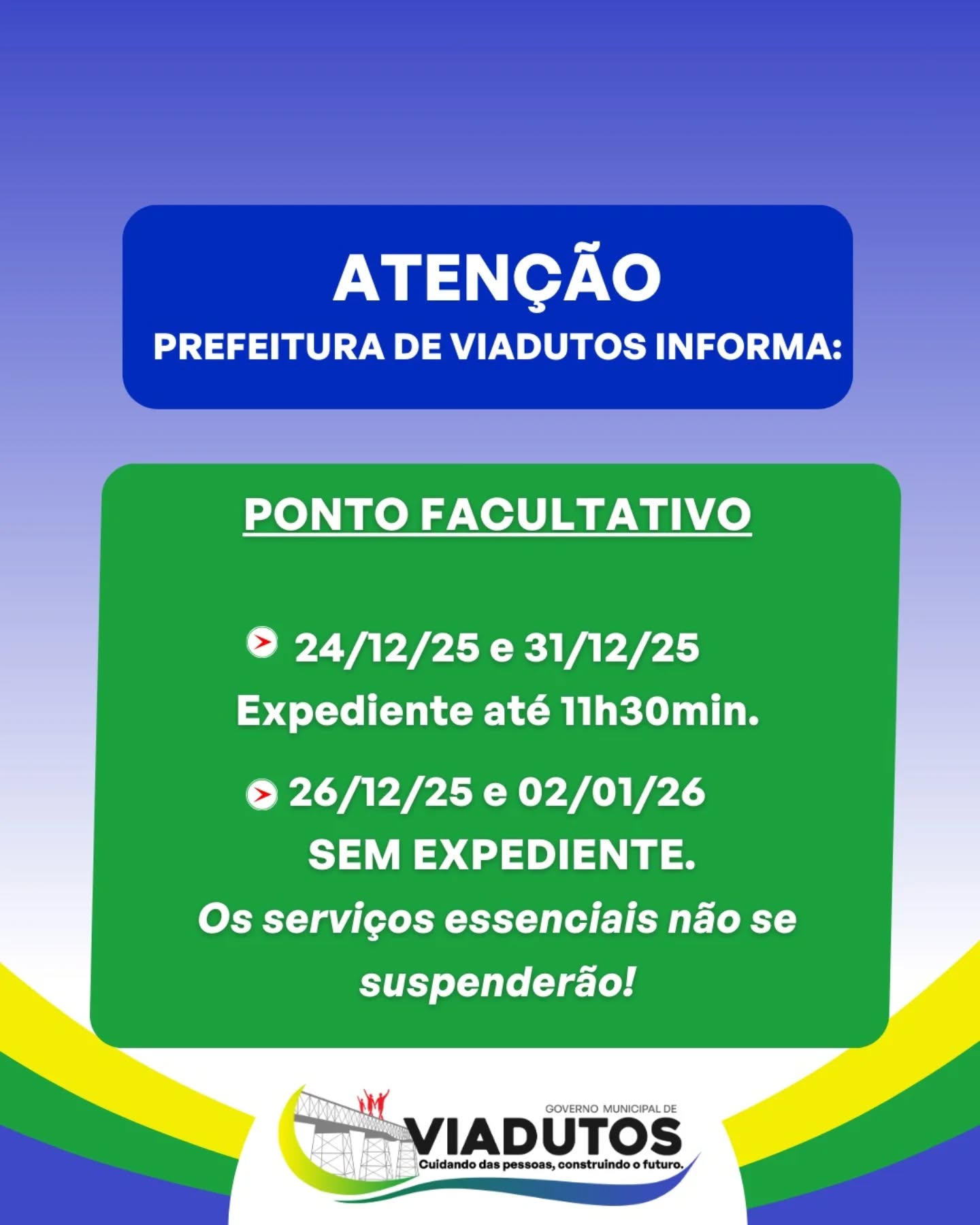 Imagem Noticia: ATENÇÃO PRODUTORES RURAIS DE VIADUTOS!